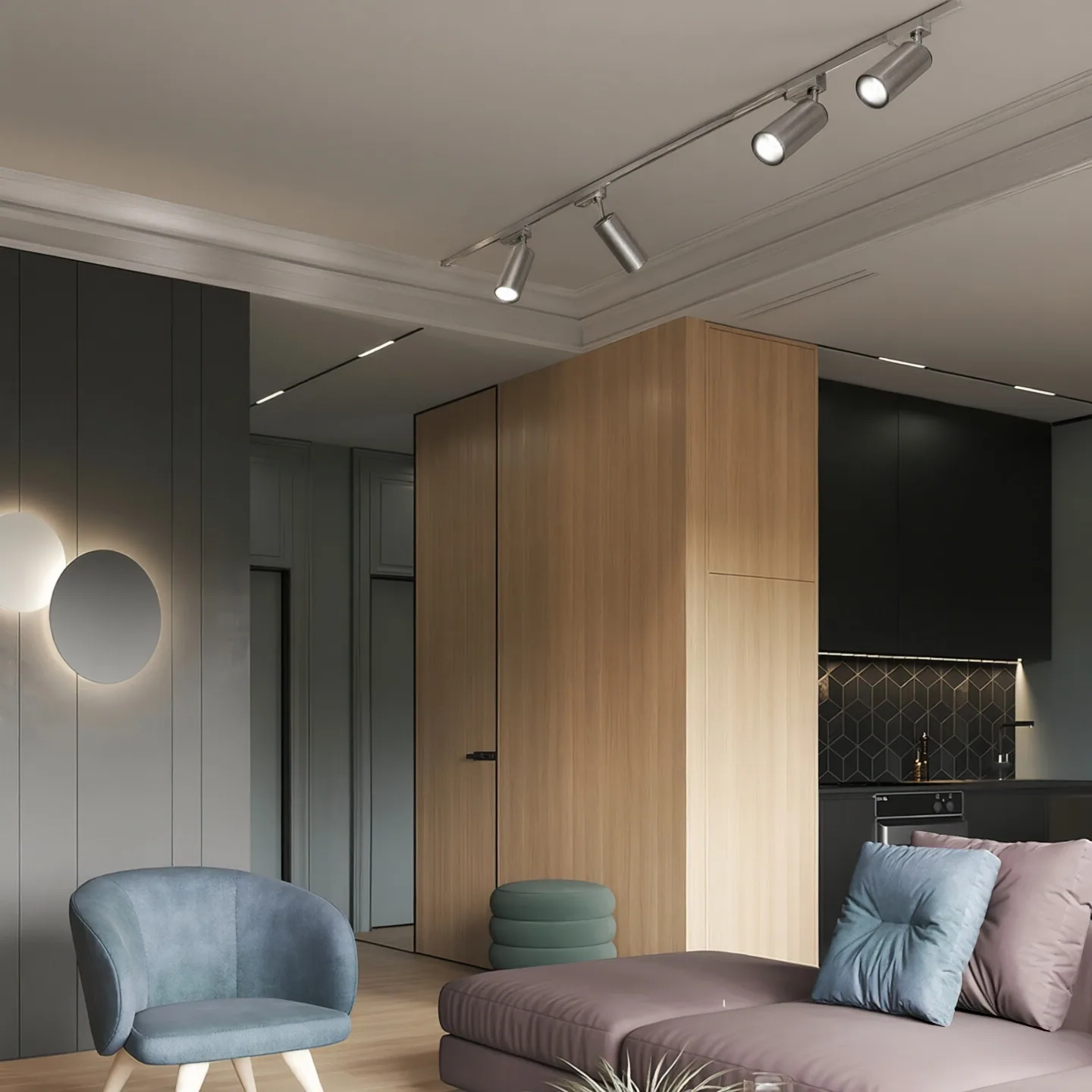 Hong Kong Lighting Fair 2026: Brushed Steel 3phase Track